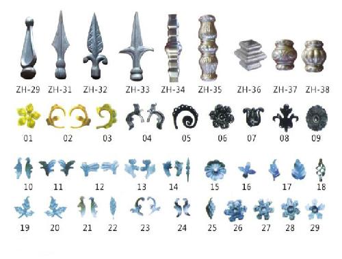 洛陽鐵藝-護(hù)欄花件